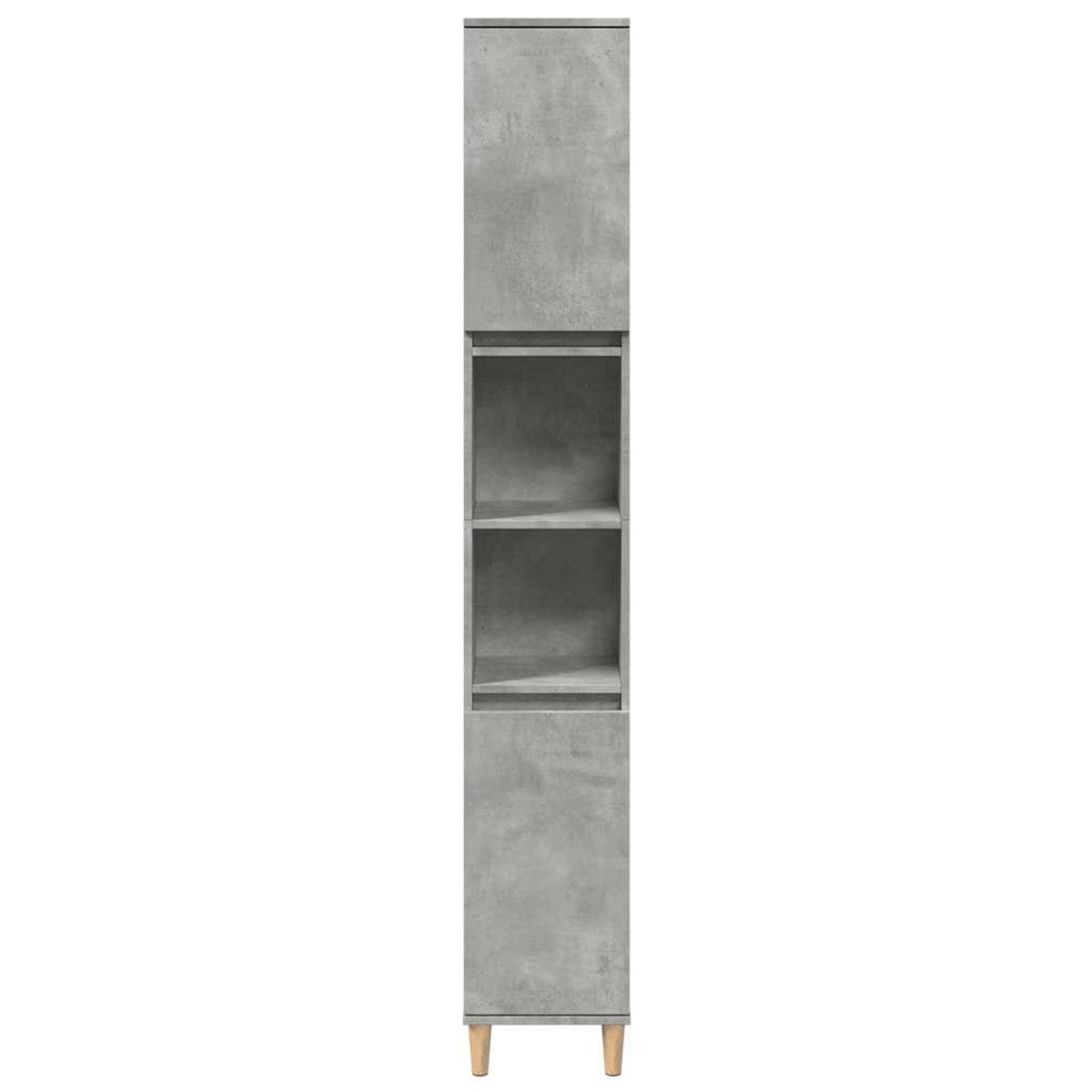 VIDAXL Armoire de salle de bain gris beton 30x30x190 cm