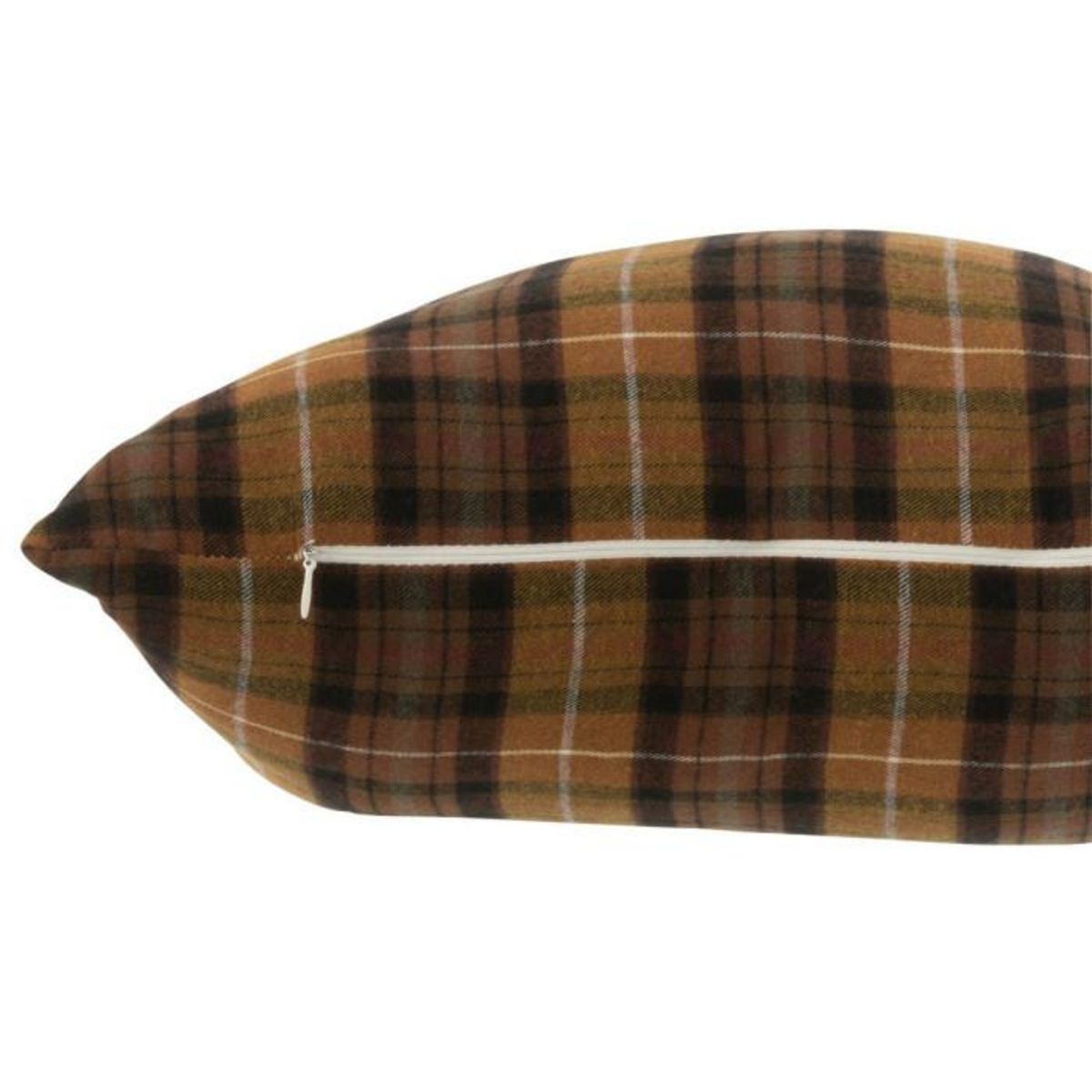 Paris Prix Coussin Déco Carreaux  Félix  45x45cm Marron