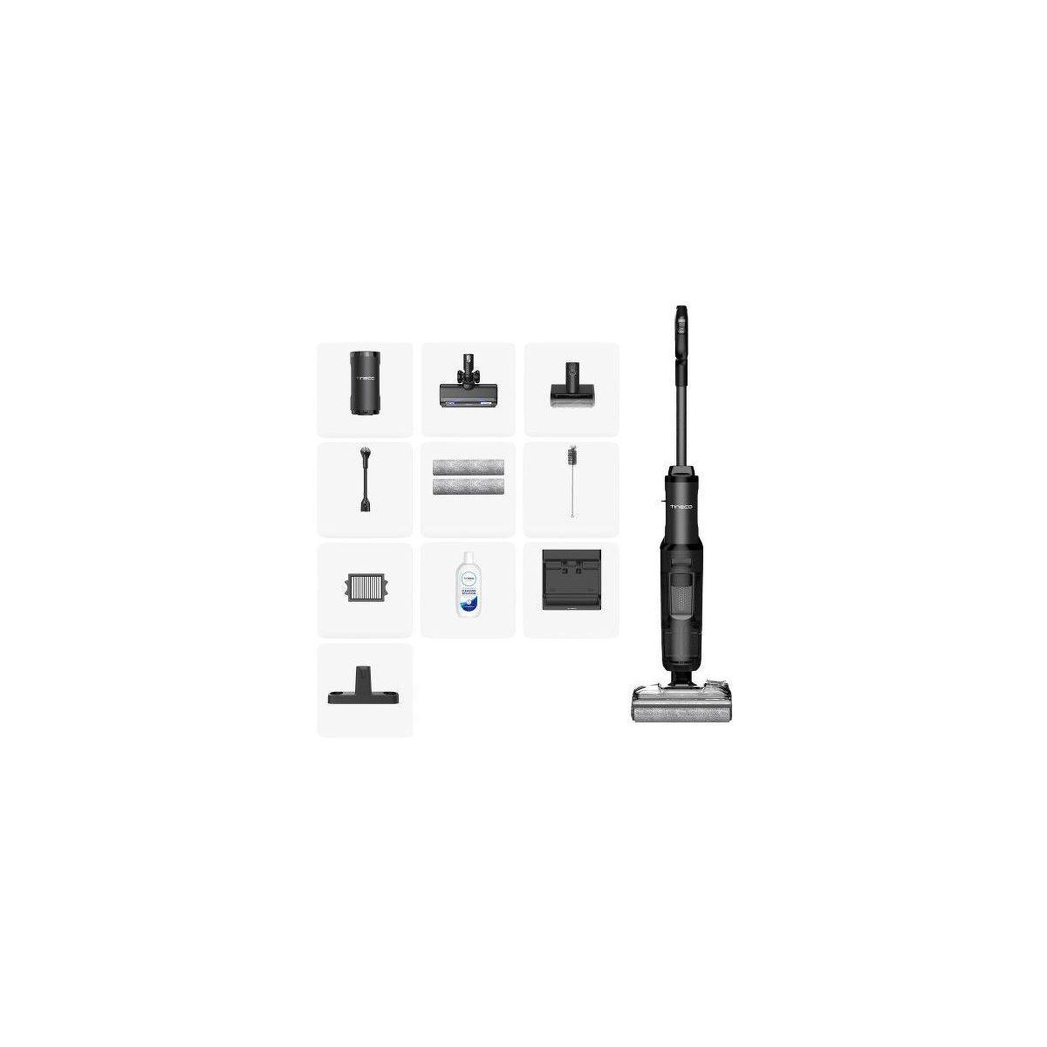 Voir la diapositive 2 : TINECO Aspirateur laveur floor one s7 switch stretch premium noir