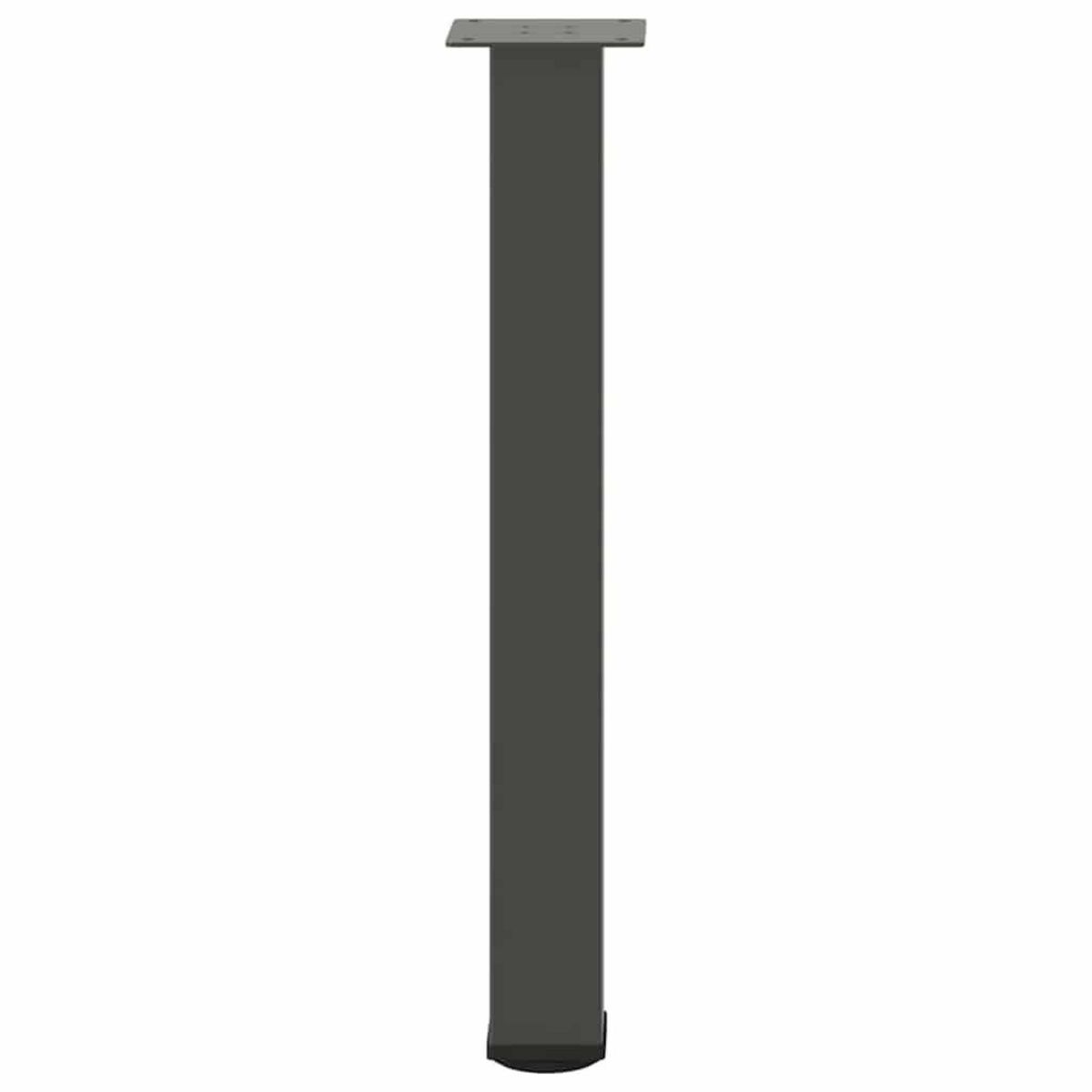 VIDAXL Pieds de table basse 4 pcs anthracite 72-74 cm acier