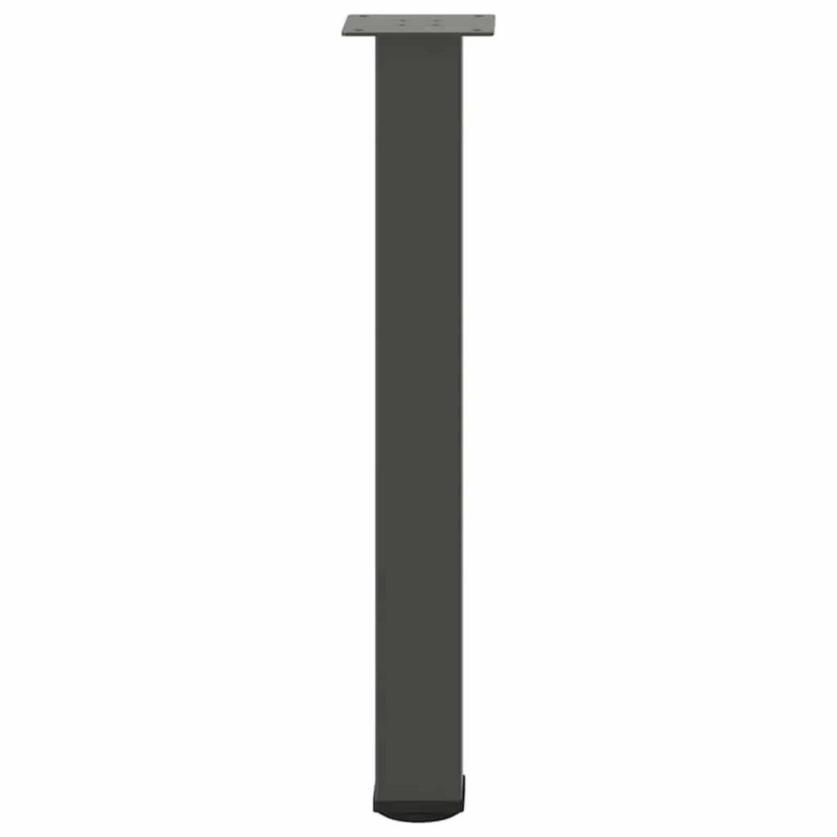 VIDAXL Pieds de table basse 4 pcs anthracite 72-74 cm acier