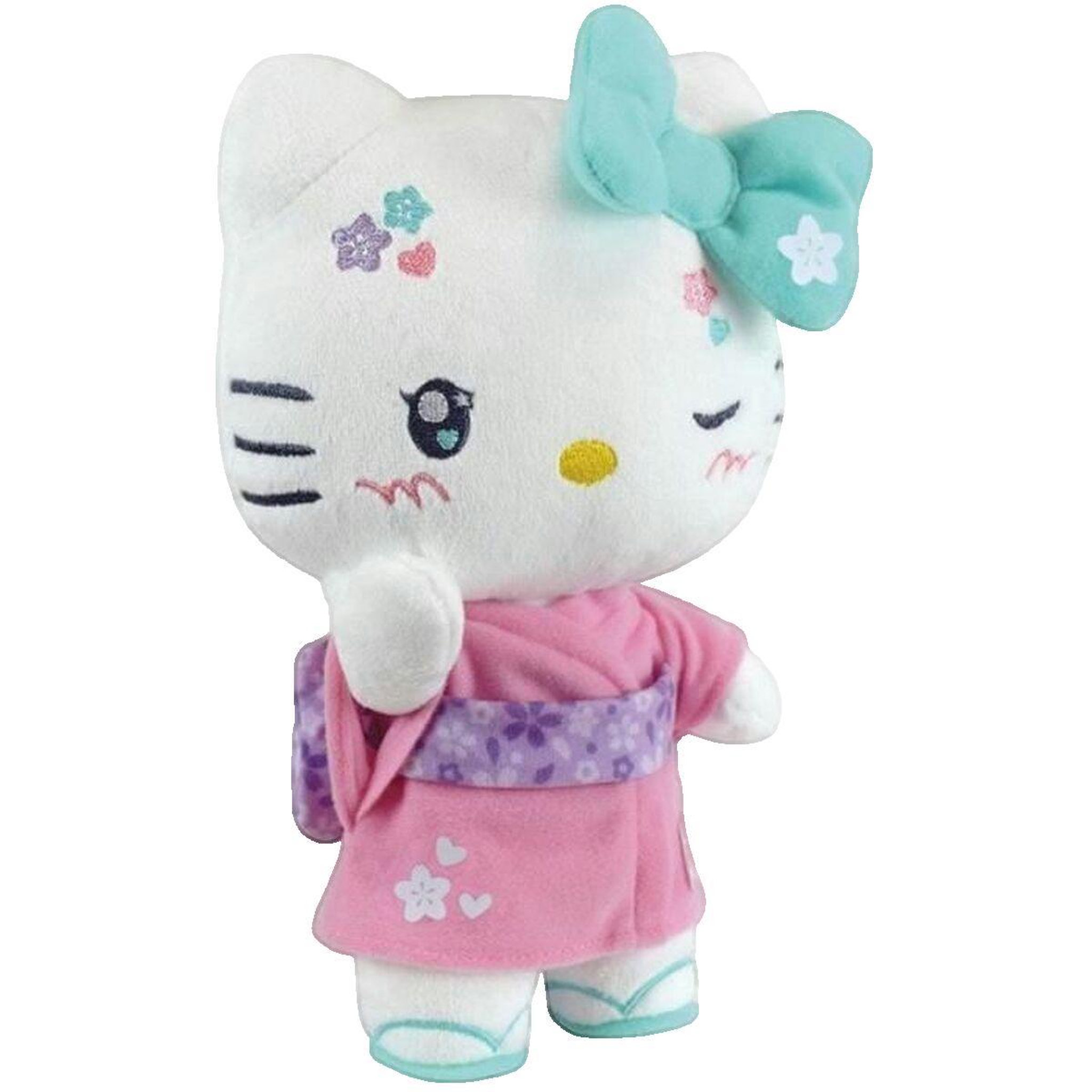Voir la diapositive 3 : Sanrio Peluche jemini Hello Kitty Kawaii - Kimono rose