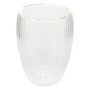Voir la diapositive 2 : SECRET DE GOURMET Lot de 6 Mugs Striés  Cléa  28cl Transparent