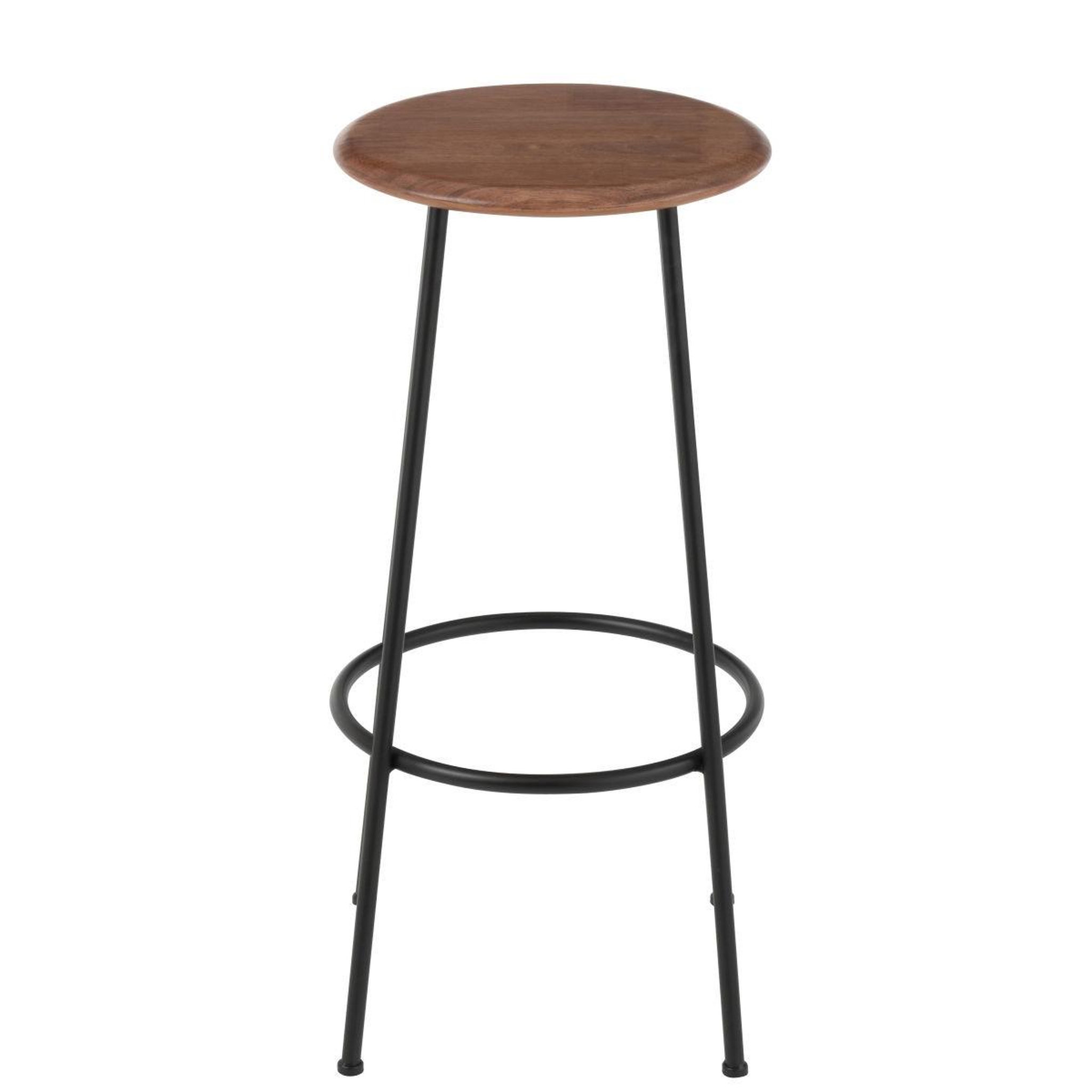 Voir la diapositive 2 : J-LINE Tabouret de bar design  neo  76cm naturel