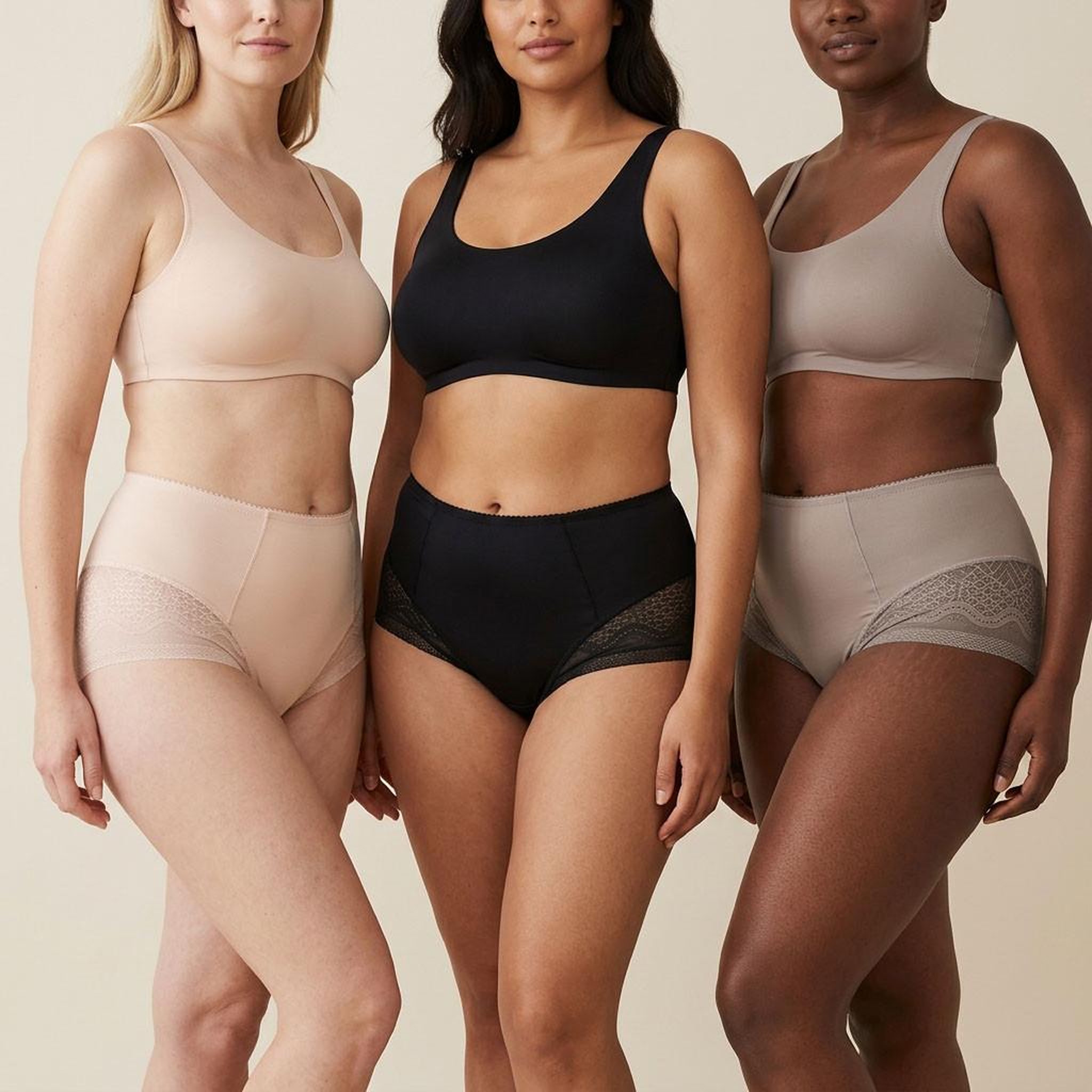 Voir la diapositive 5 : OZABI OZABI Pack de Culottes Femme Gainantes Invisibles Dentelle et Laser – Lot de 6