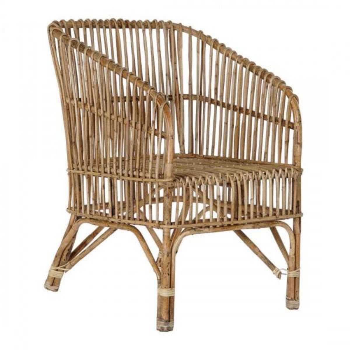 MARKET24 Chaise de Salle à Manger DKD Home Decor Multicouleur Naturel 56 x 52 x 82 cm