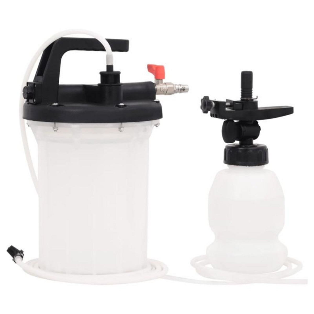 VIDAXL Purgeur de frein blanc et noir 3 L