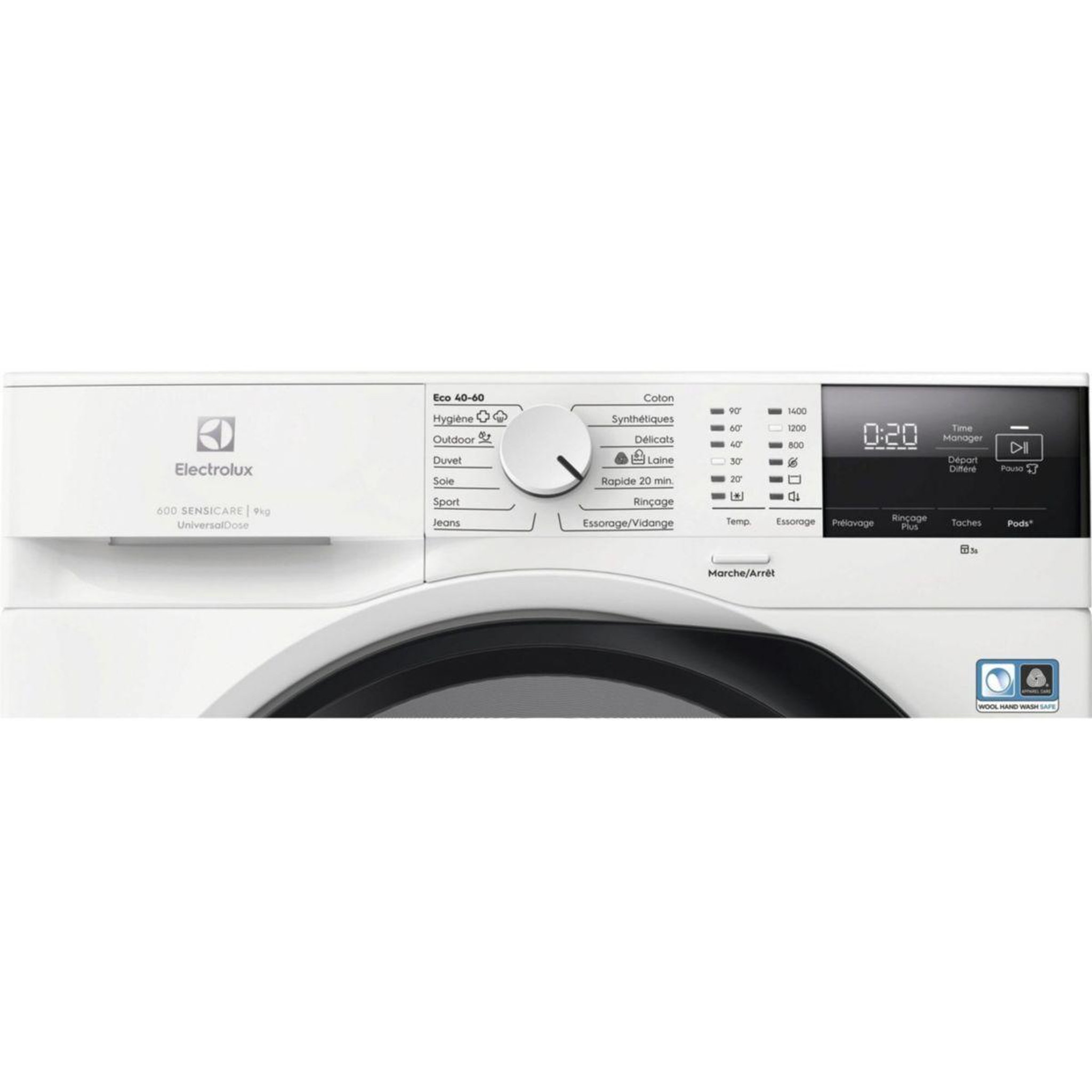 Voir la diapositive 2 : ELECTROLUX Lave linge hublot ew6fi22914ov universaldose