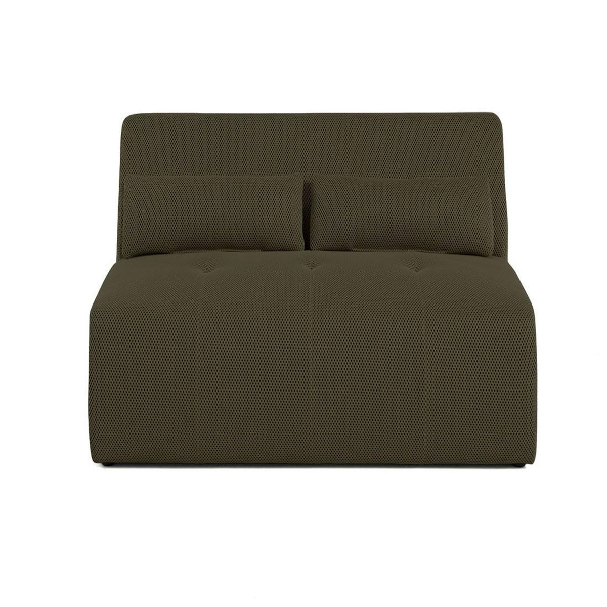 LISA DESIGN Onyx - canapé droit 2 places - en tissu mailles 3d