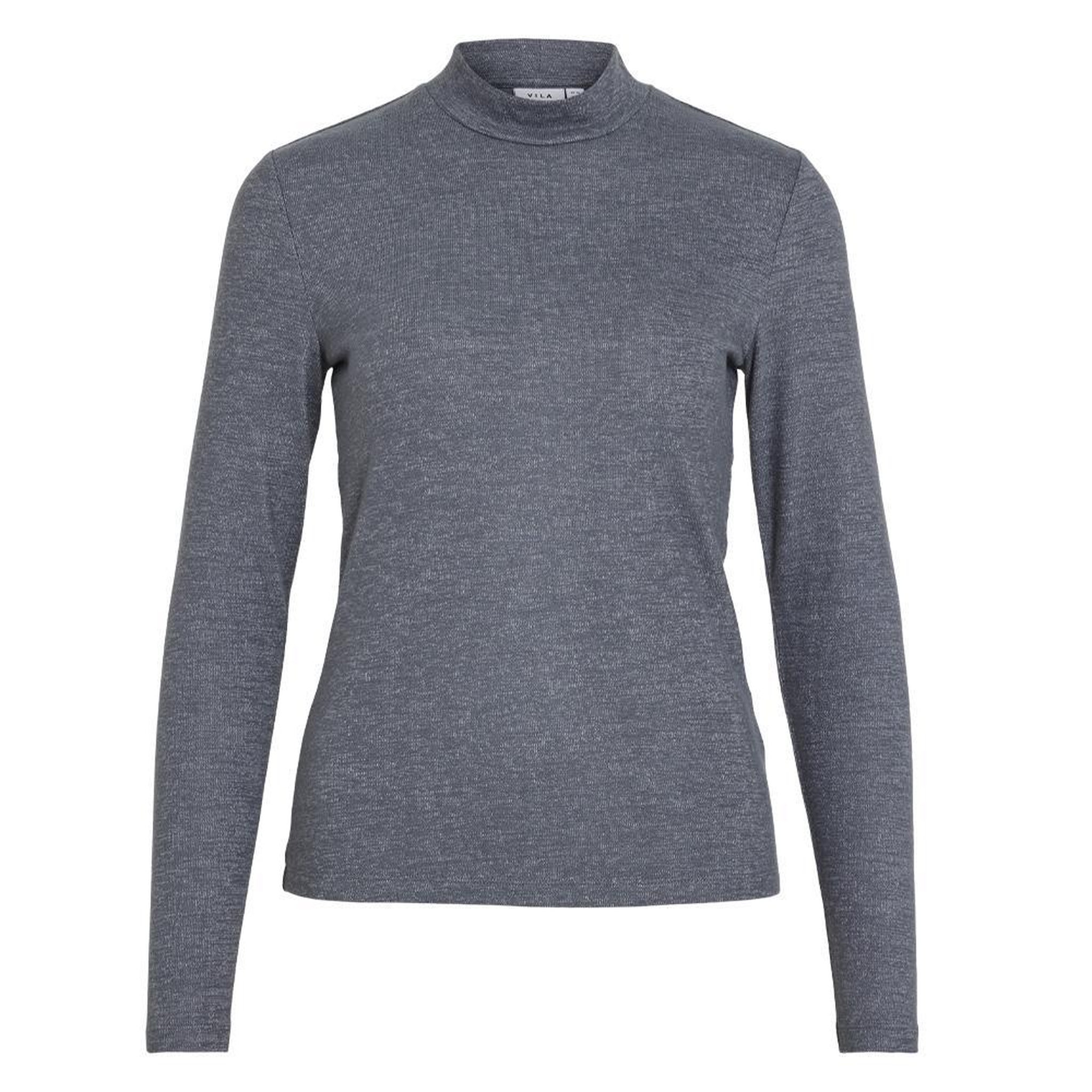 Vila T Shirt Manches Longues  Femme Vila Soline. Coloris disponibles : Gris