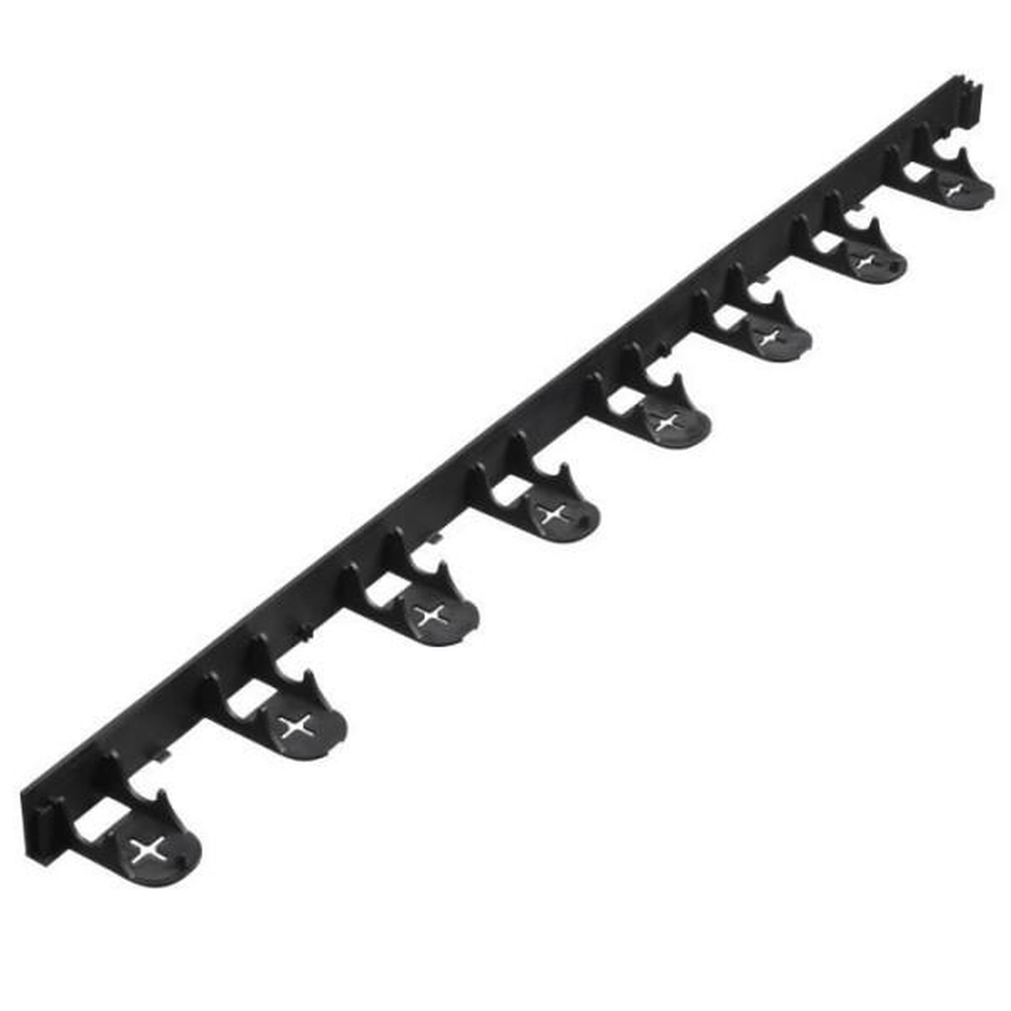 Voir la diapositive 2 : NATURE NATURE Bordure a gazon en polypropylene et polyéthylene - 16 ancres - H 4,5 x (4 x L100) cm - Noir