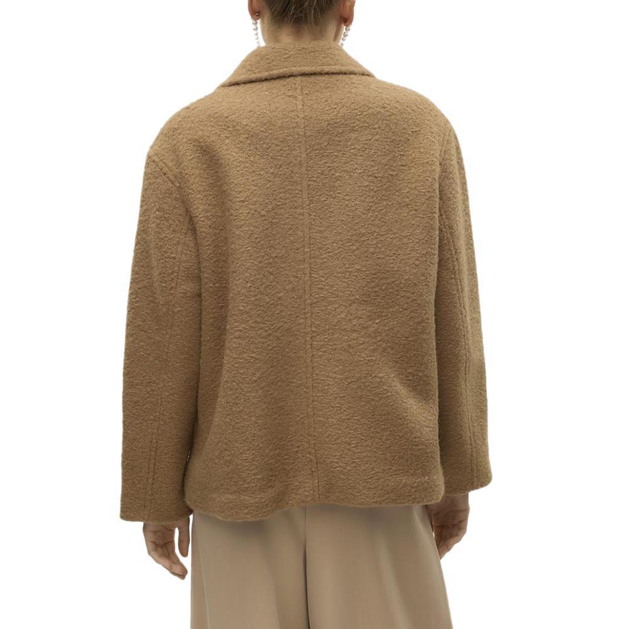 Voir la diapositive 2 : Vero Moda Manteau Marron Femme Vero Moda Elite bella