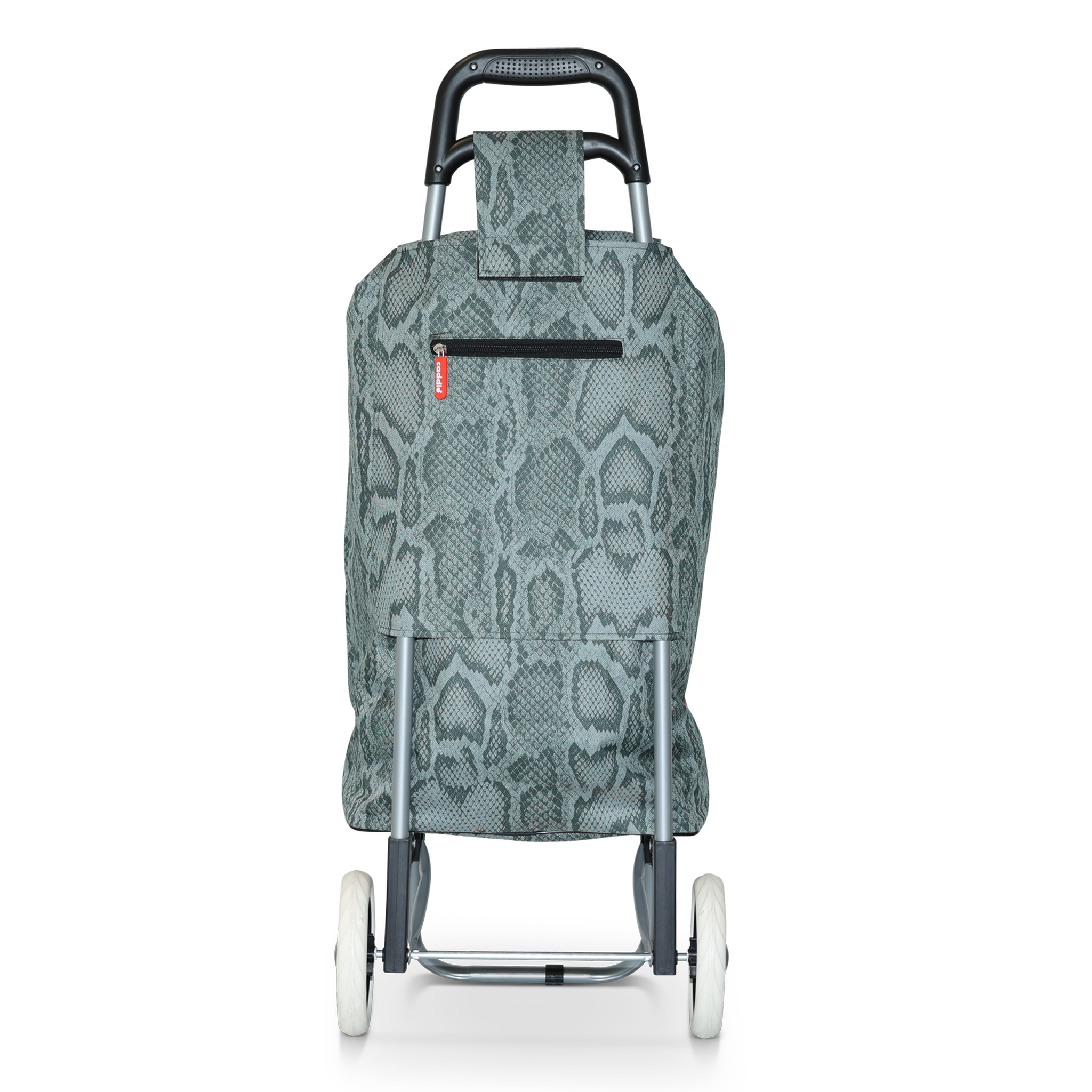 Voir la diapositive 5 : Caddie Chariot de courses à motif 50L 2 roues modèle - CAD016