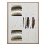 ATMOSPHERA Toile Déco 3D  Nourane  45x60cm Blanc