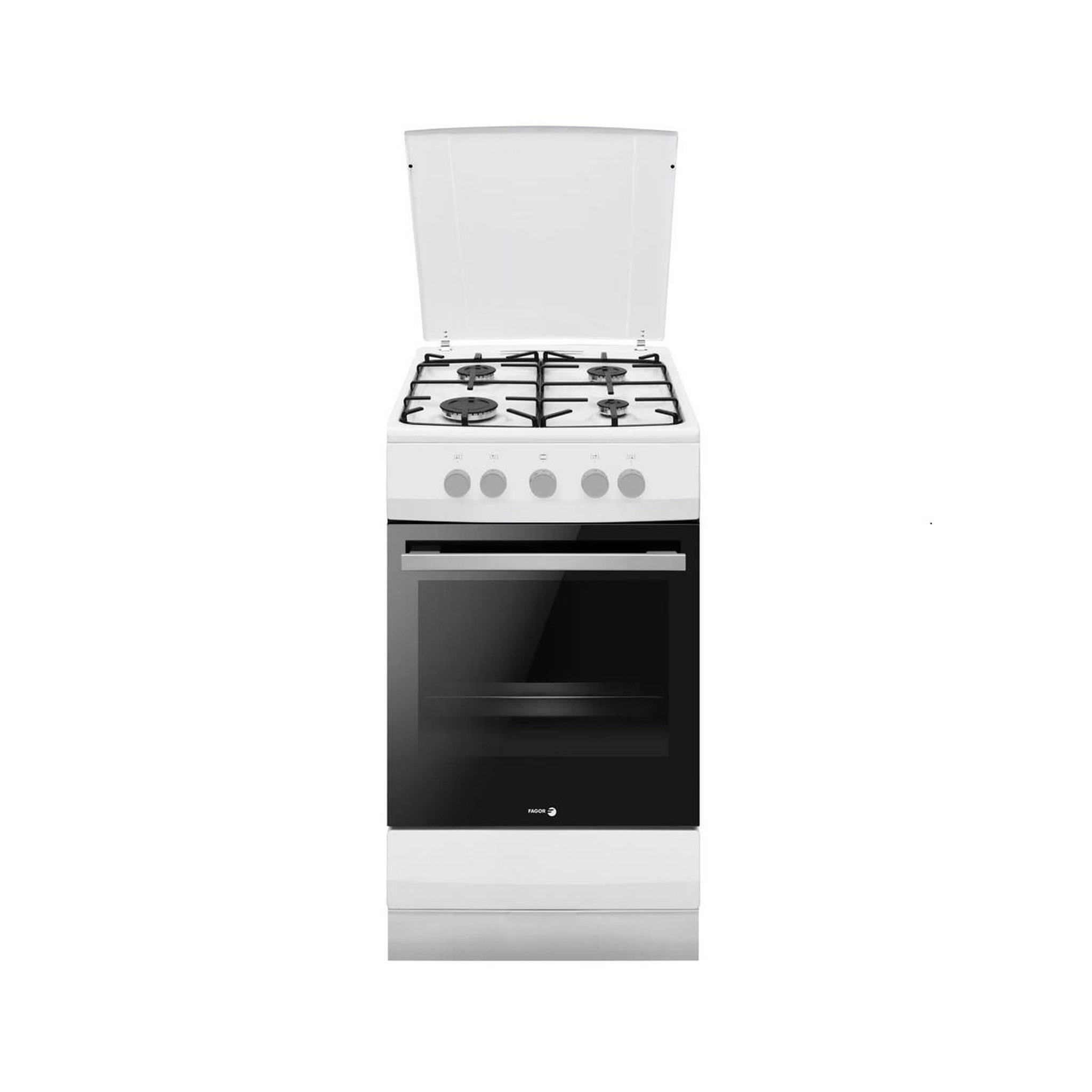 Fagor Cuisinière gaz 74l 4 feux blanc - facg202b