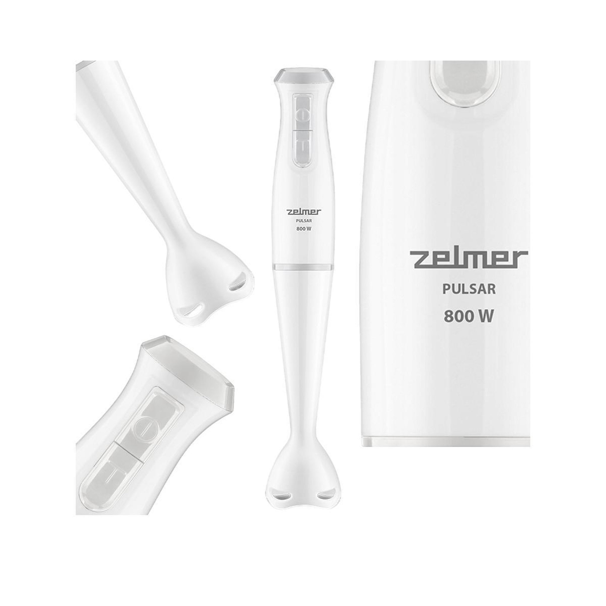 Voir la diapositive 2 : ZELMER Mixeur plongeant Zelmer ZHB4560S Pulsar blanc