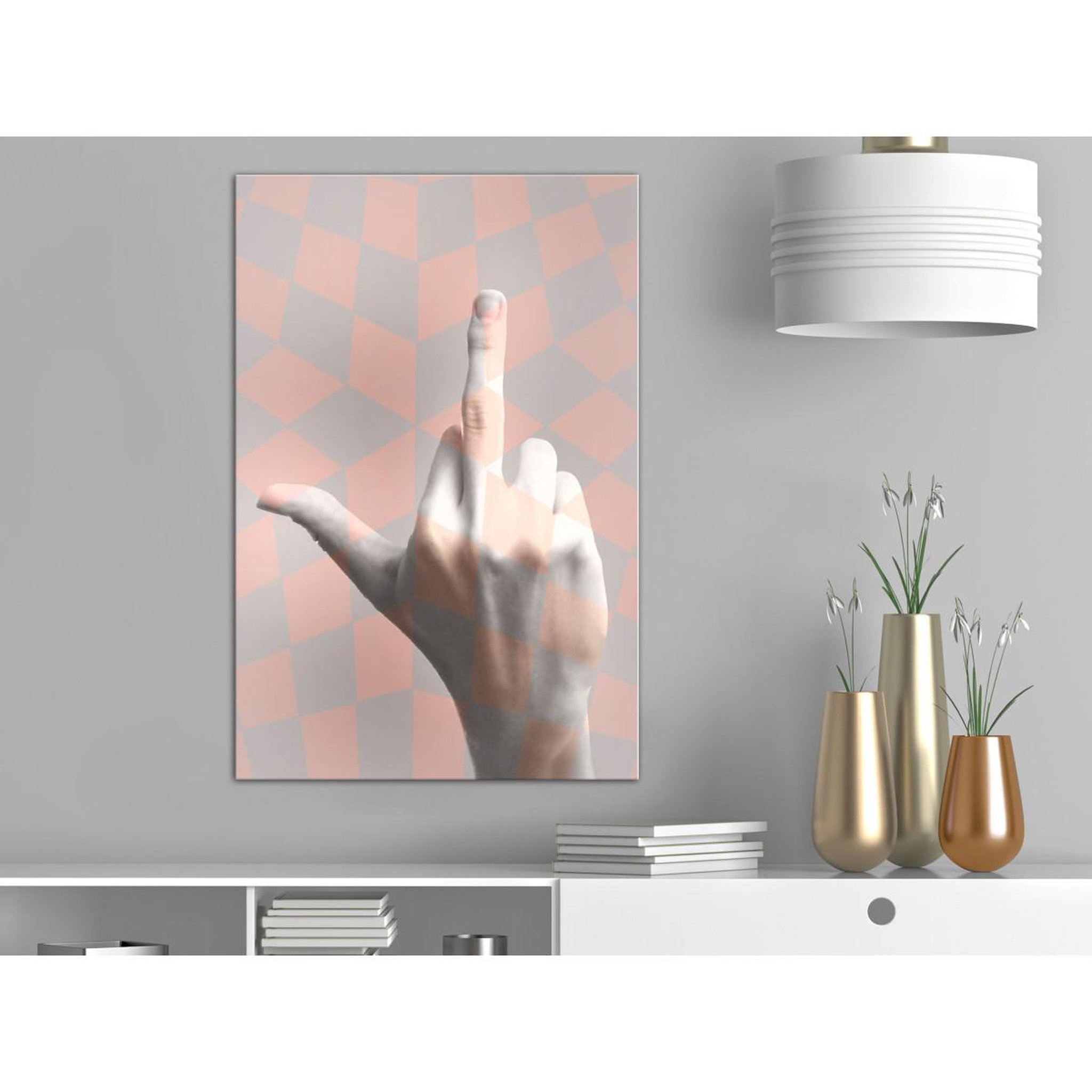 Voir la diapositive 2 : Paris Prix Tableau imprimé  f*ck you!