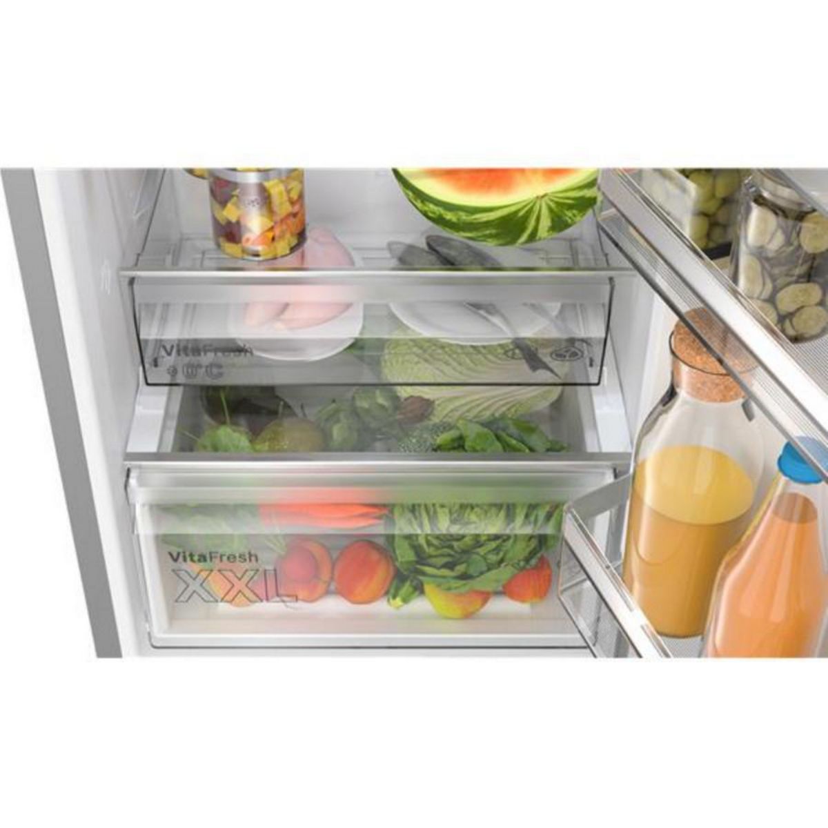 BOSCH Réfrigérateur combiné 60cm 321l nofrost - KGN367LDF