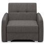 Voir la diapositive 1 : BEST MOBILIER Michelle - fauteuil convertible avec coffre en velours