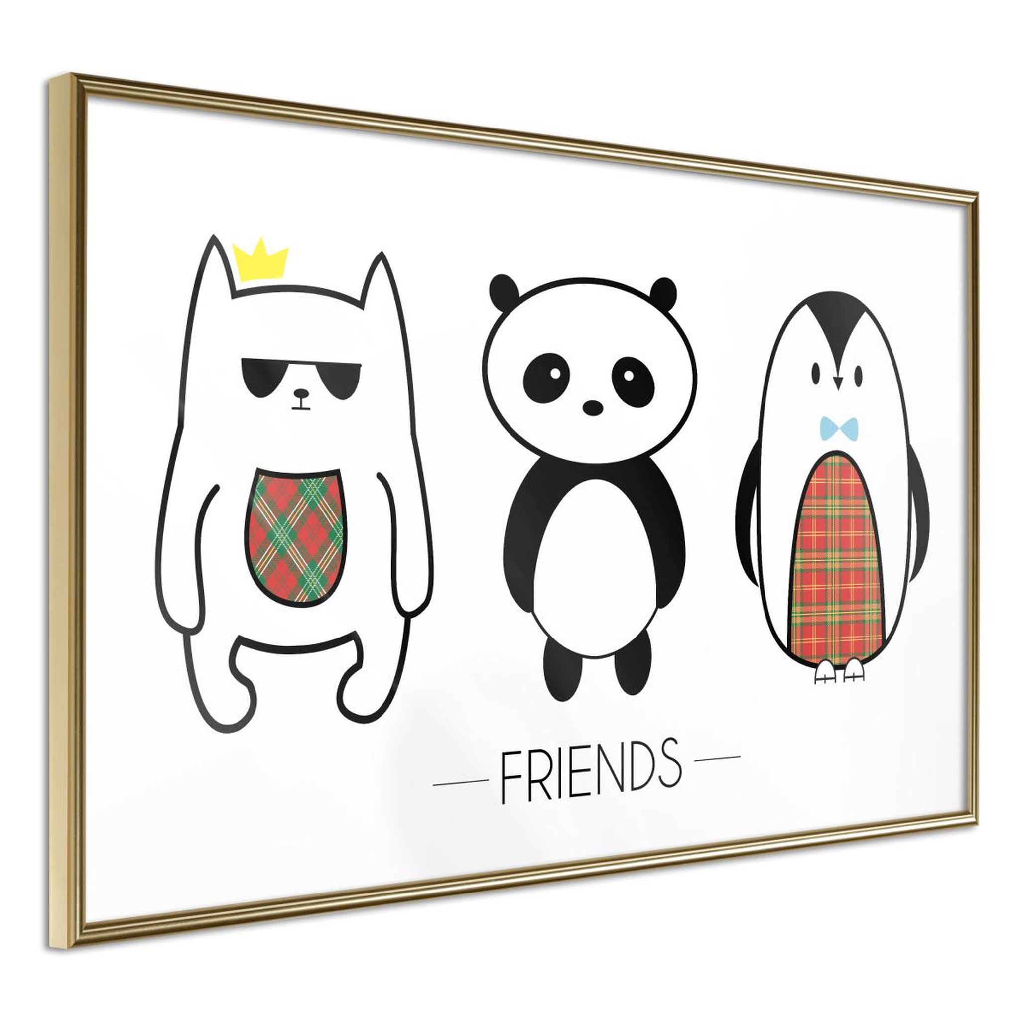 Paris Prix Affiche murale encadrée  buddies