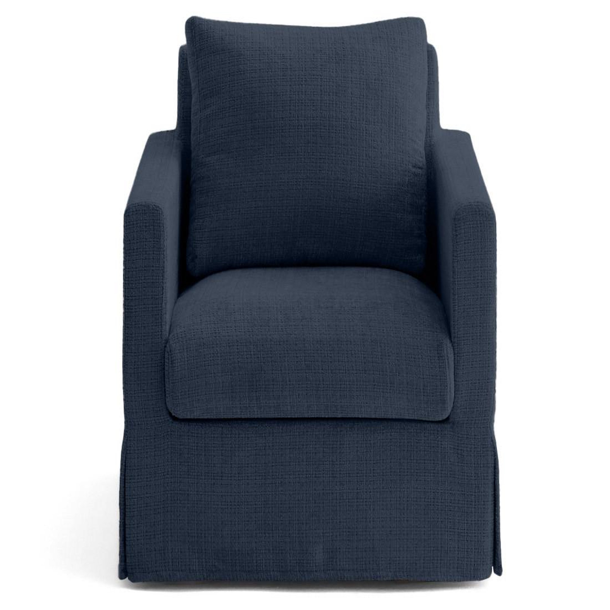 Voir la diapositive 3 : LISA DESIGN Serena - housse en velours texturé pour fauteuil