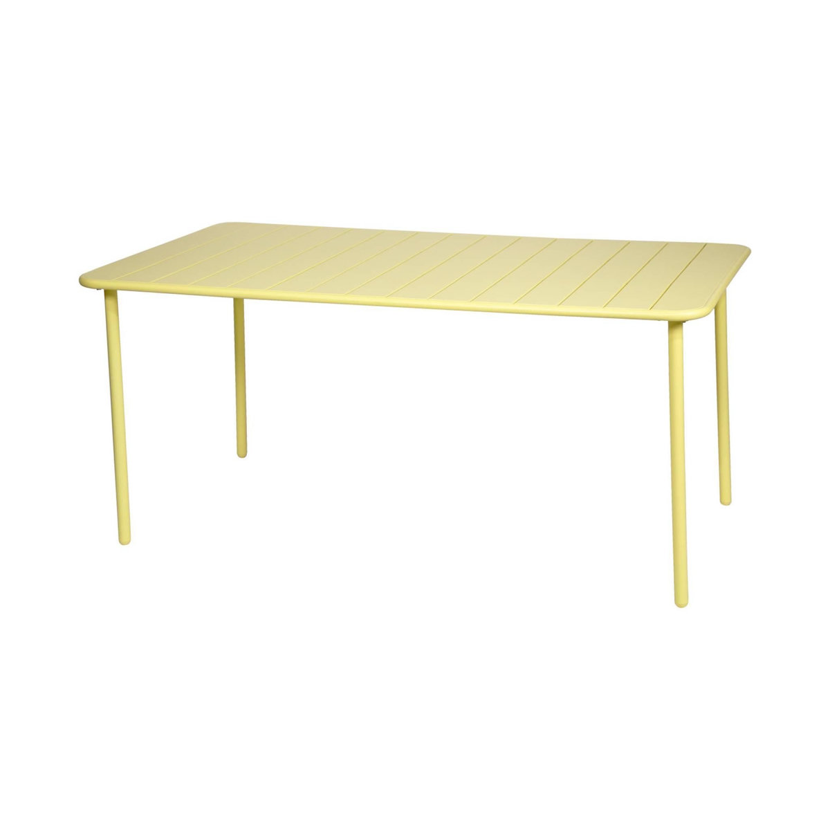 SWEEEK Table de jardin métal 6-8 places, Amelia 160x90xH72.5cm