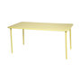 Voir la diapositive 1 : SWEEEK Table de jardin métal 6-8 places, Amelia 160x90xH72.5cm