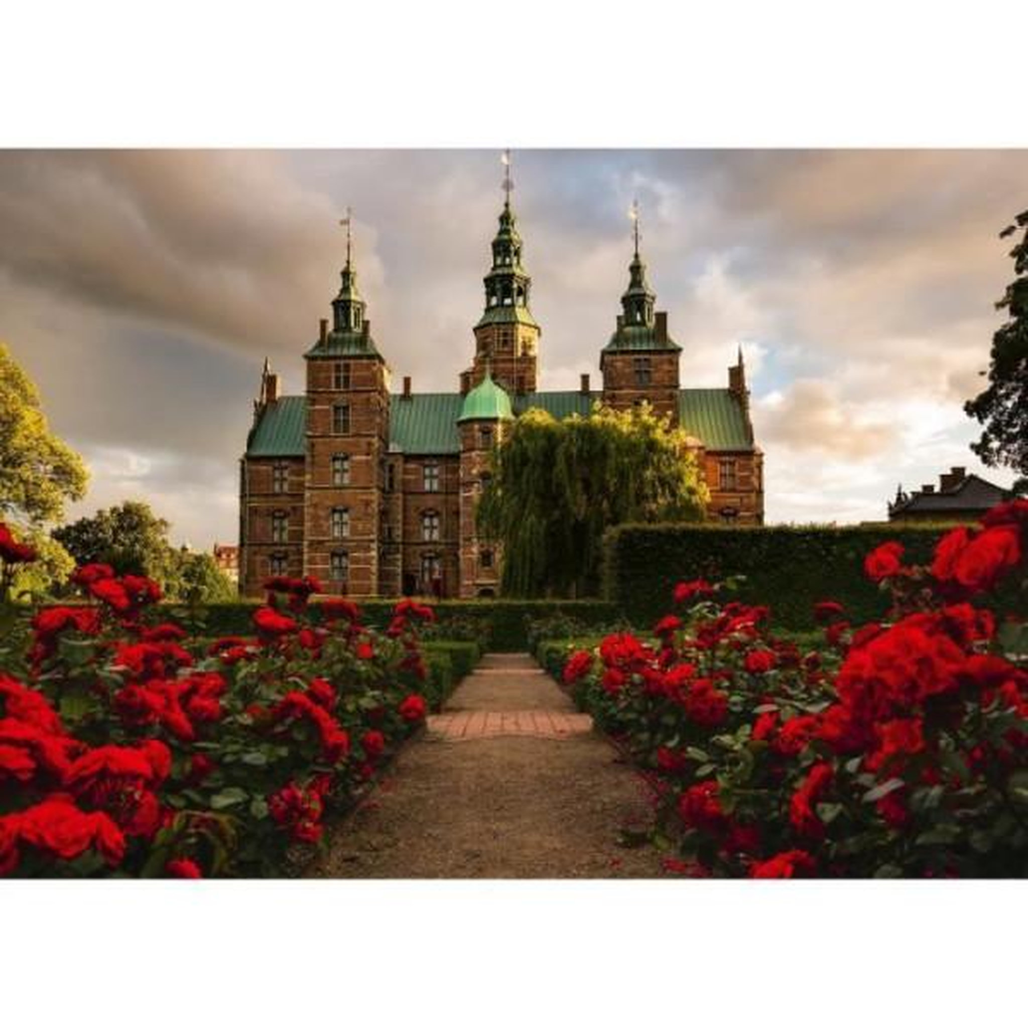 RAVENSBURGER Puzzle 1000 pieces château de rosenborg, danemark, collection highlight, des 14 ans, château, 12001336, ravensburger