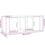 Voir la diapositive 6 : VIDAXL Meuble TV Gris beton 100x35x40 cm Bois d'ingenierie