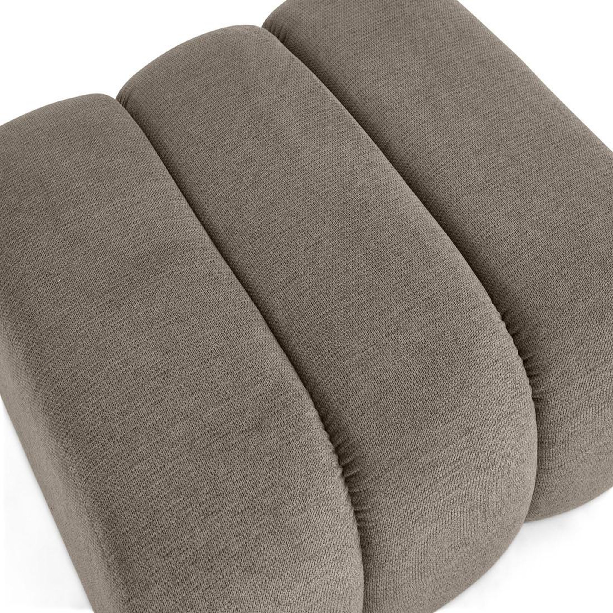 Voir la diapositive 5 : BEST MOBILIER Debbie - pouf en tissu texturé