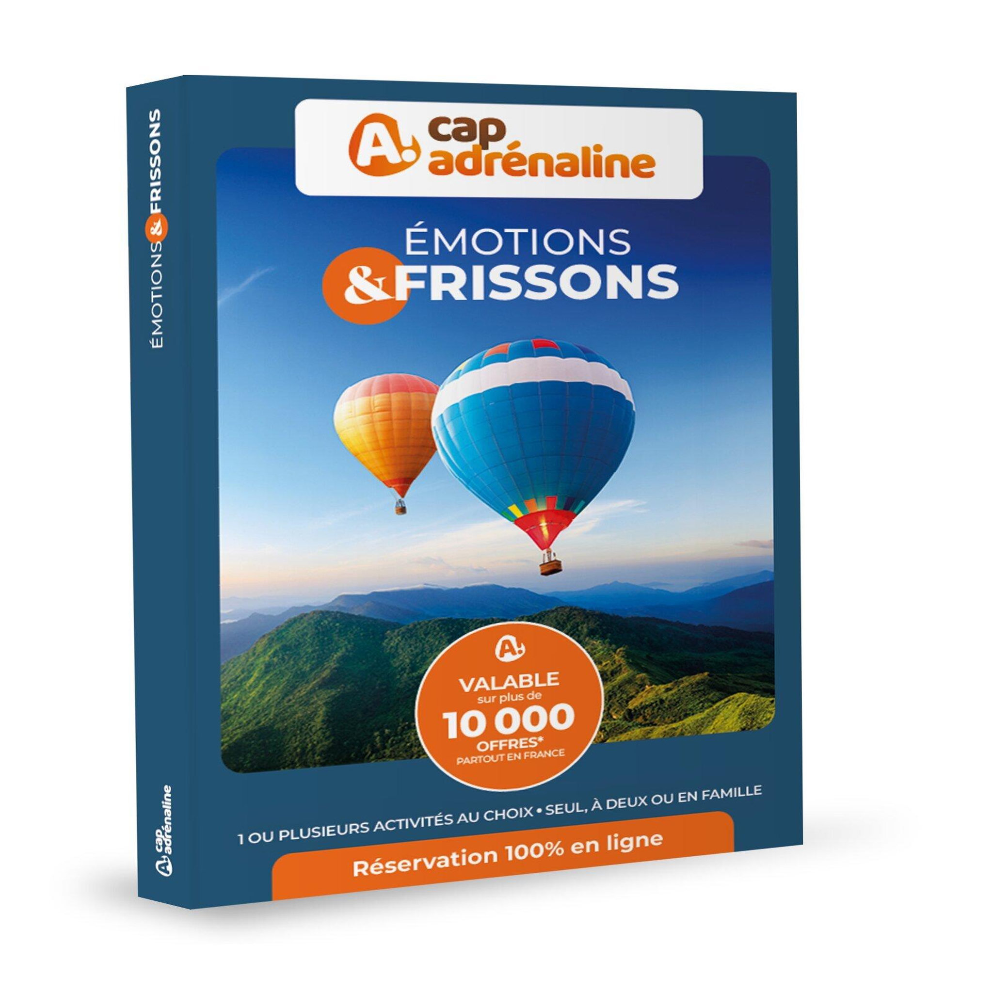 Voir la diapositive 2 : CAPADRENALINE Coffret cadeau CapAdrénaline - Émotions & FRISSONS
