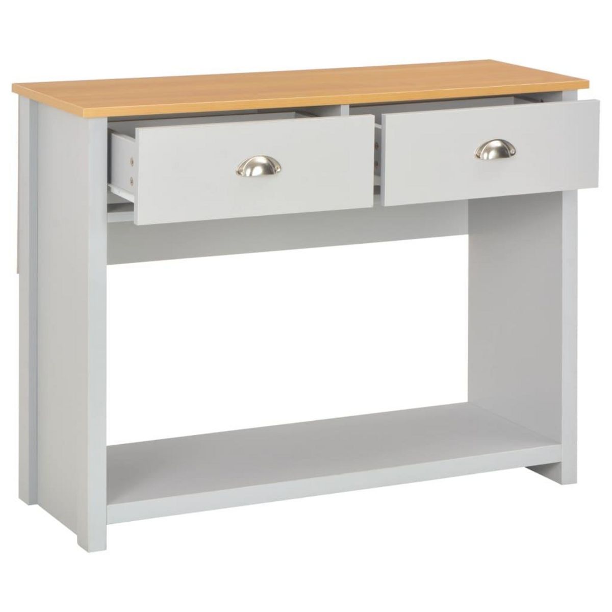 VIDAXL Table console Gris 97 x 35 x 76 cm