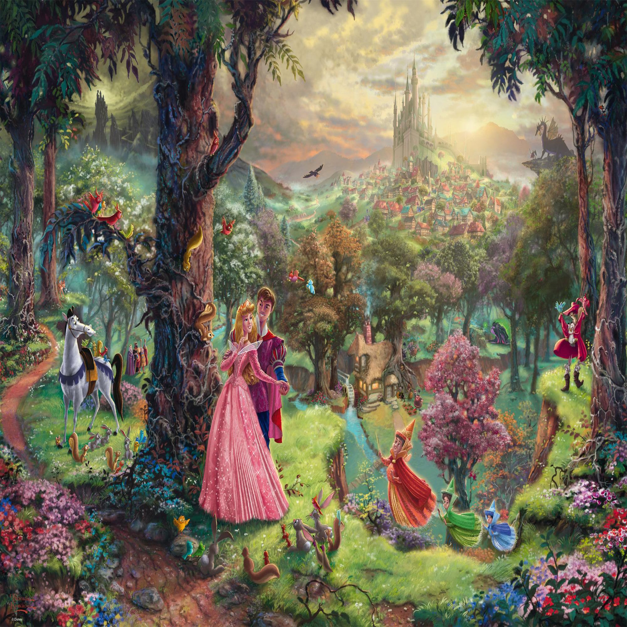 Voir la diapositive 2 : Schmidt Puzzle - Disney La belle au bois dormant - 1000 pièces