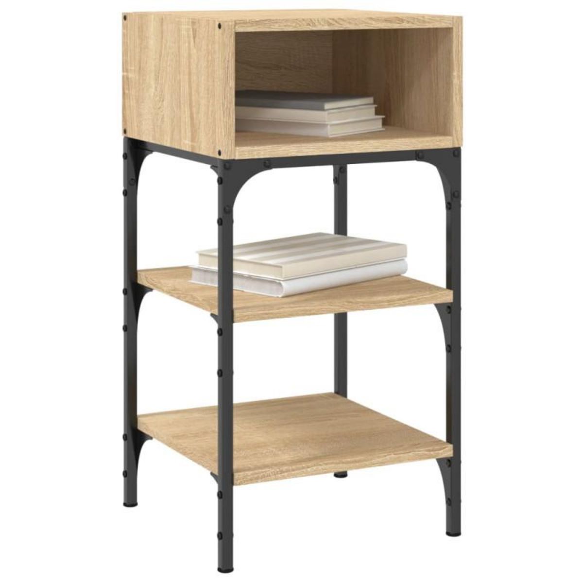 VIDAXL Tables de chevet 2 pcs chêne sonoma 35x34,5x70 cm