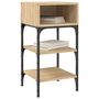 Voir la diapositive 3 : VIDAXL Tables de chevet 2 pcs chêne sonoma 35x34,5x70 cm