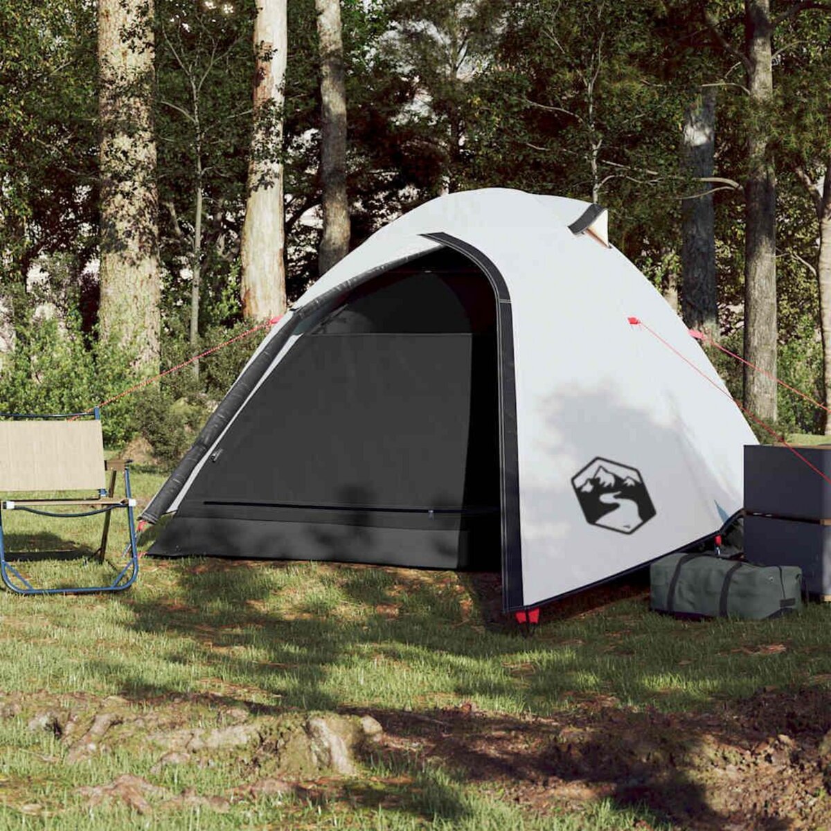 VIDAXL Tente de camping a dome 3 personnes tissu occultant impermeable