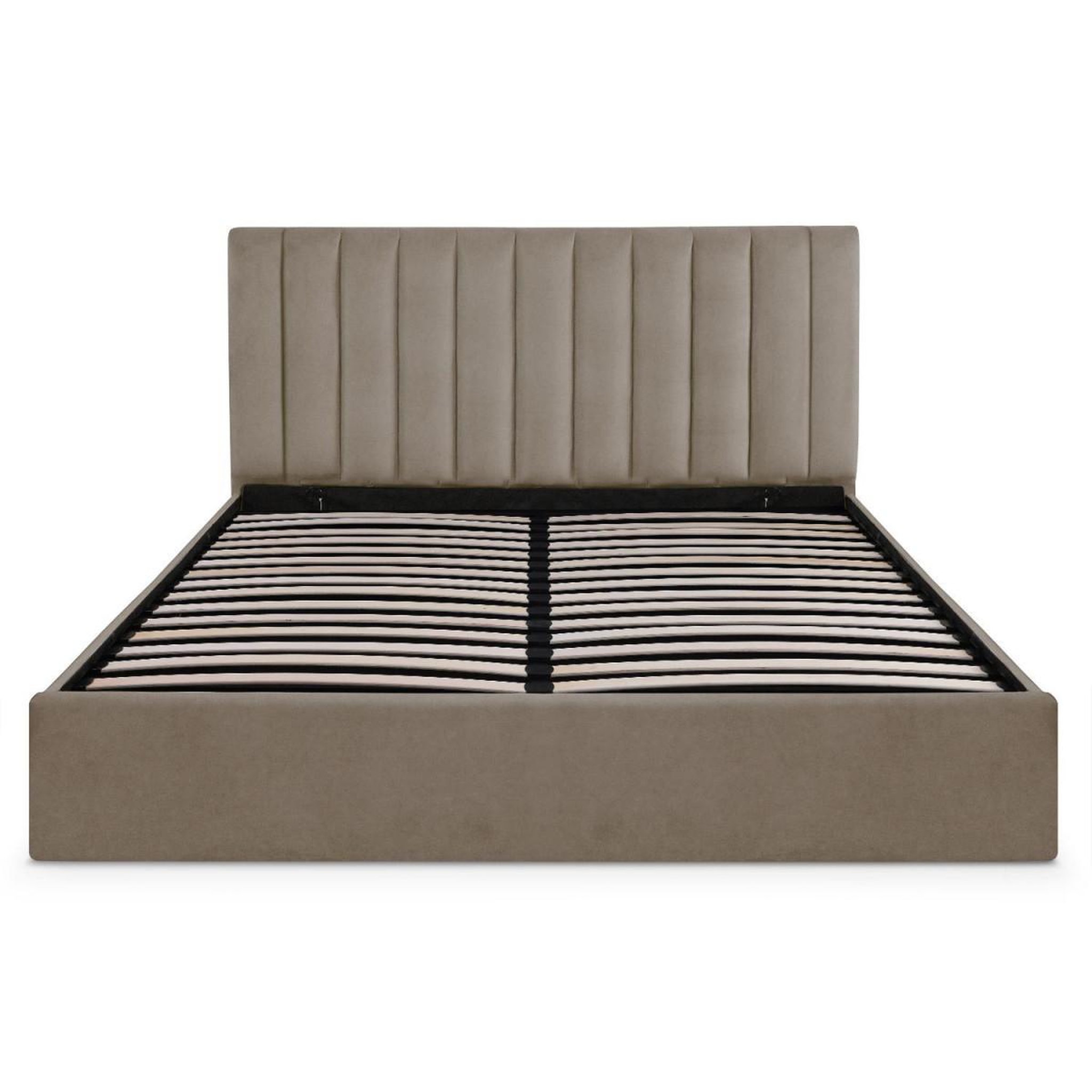 Voir la diapositive 2 : Paris Prix Pack lit coffre& matelas  dream & goodream  180x200cm taupe