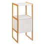 Voir la diapositive 1 : FIVE Meuble Bas 1 Porte  Natureo  80cm Blanc