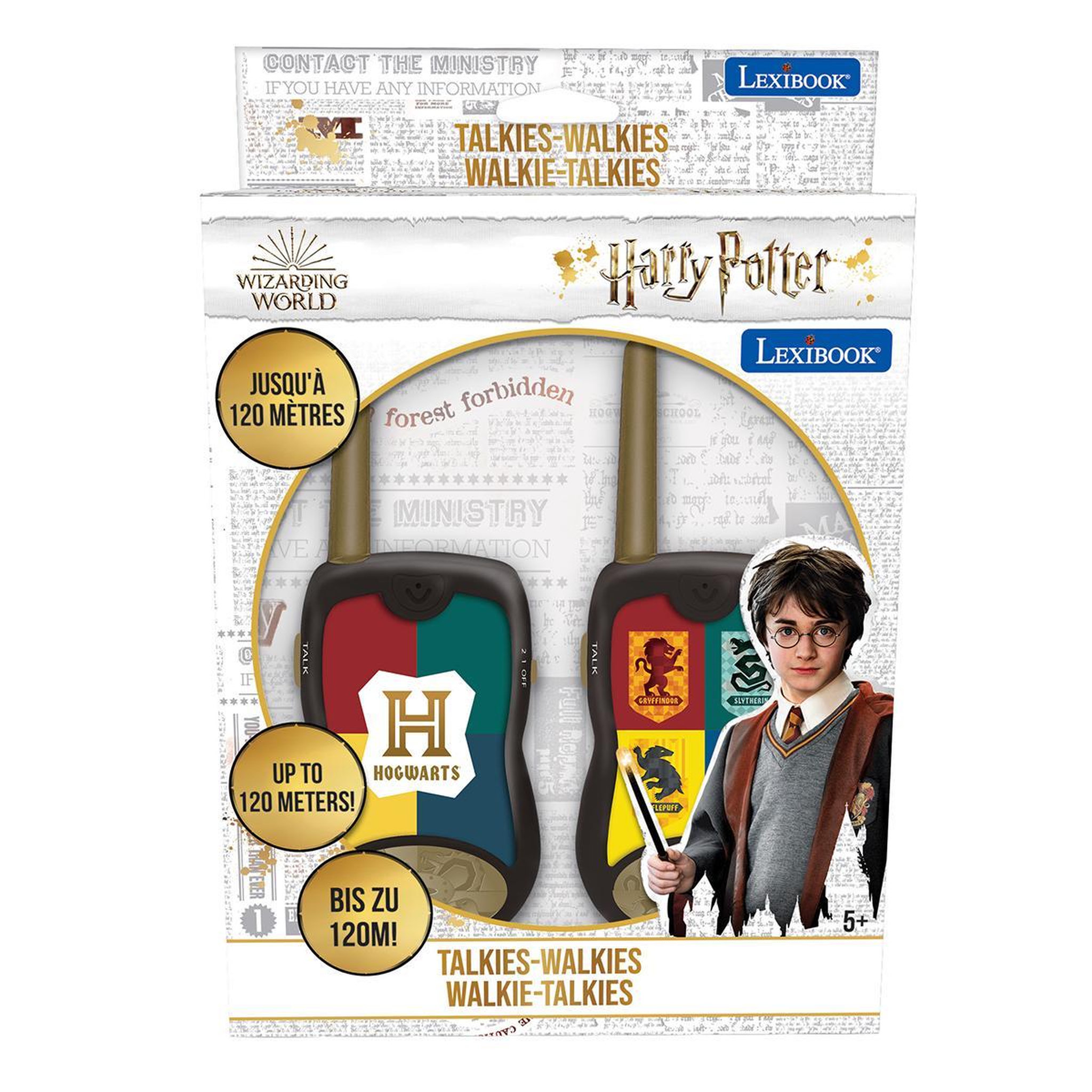 Voir la diapositive 3 : Lexibook Talkies-Walkies Harry Potter portée 200m