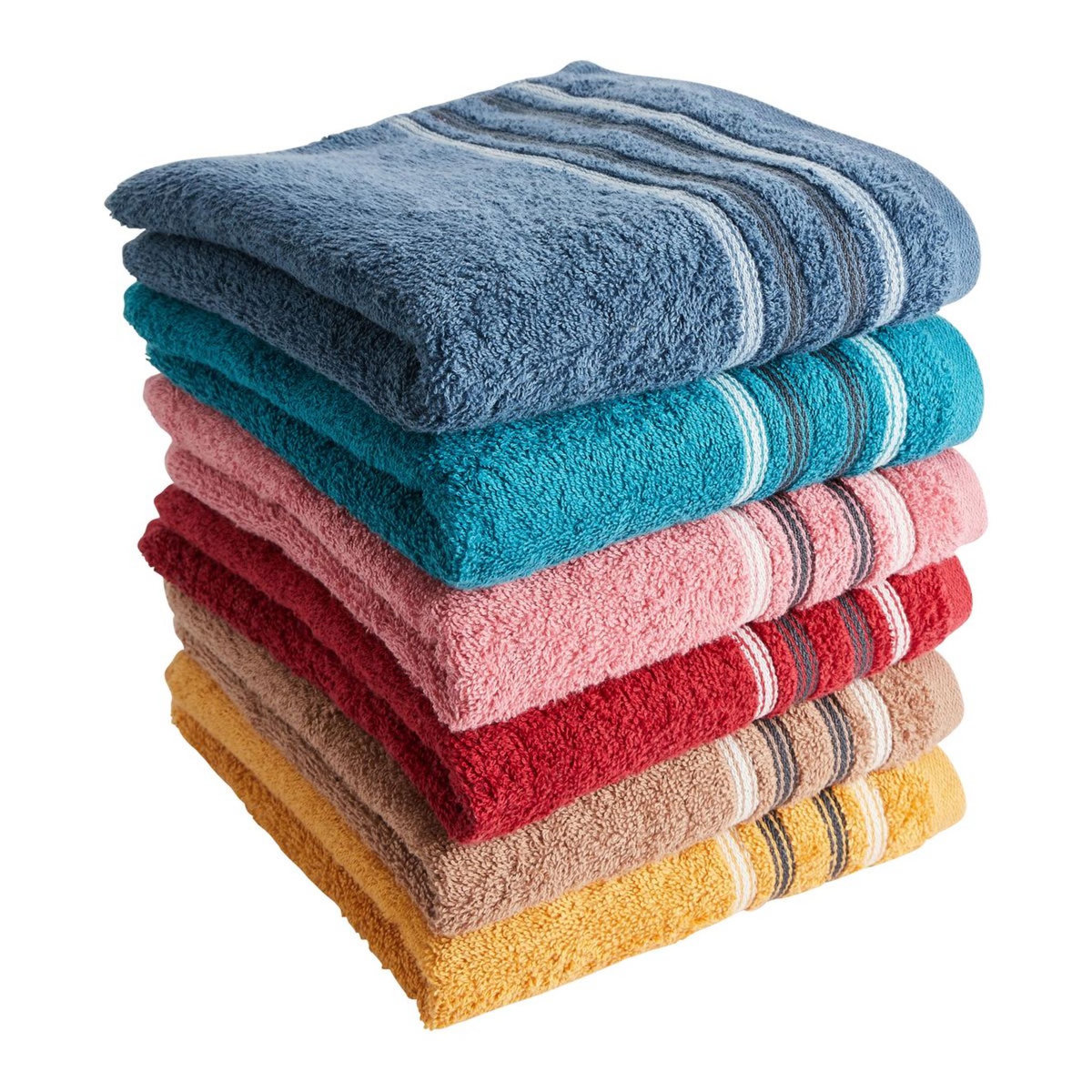 ACTUEL Serviette invité fantaisie en coton 360 gsm