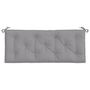 Voir la diapositive 5 : VIDAXL Coussins de banc jardin lot de 2 gris 120x50x7 cm tissu Oxford