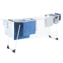 Voir la diapositive 1 : ID MARKET Séchoir à linge horizontal pliable ULTRA capacité 22M blanc