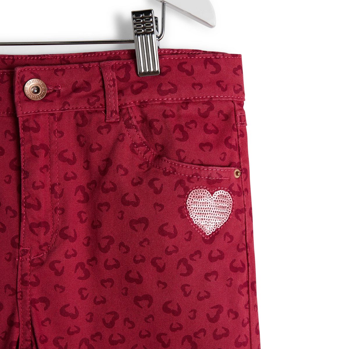 INEXTENSO Pantalon droit twill fille