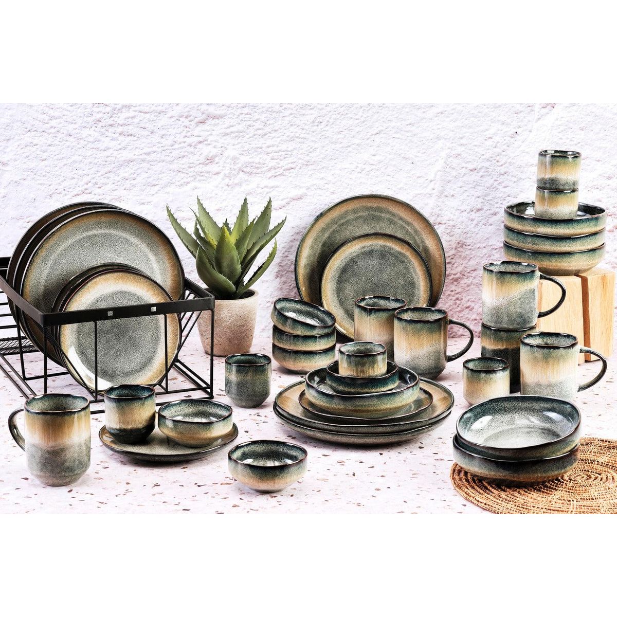 BJORN Service Complet GENESIS - 36 pièces - Terre