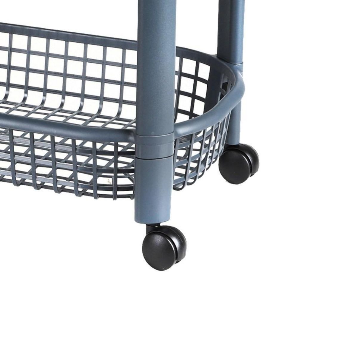 FORNORD Desserte à roulettes en plastique 3 niveaux