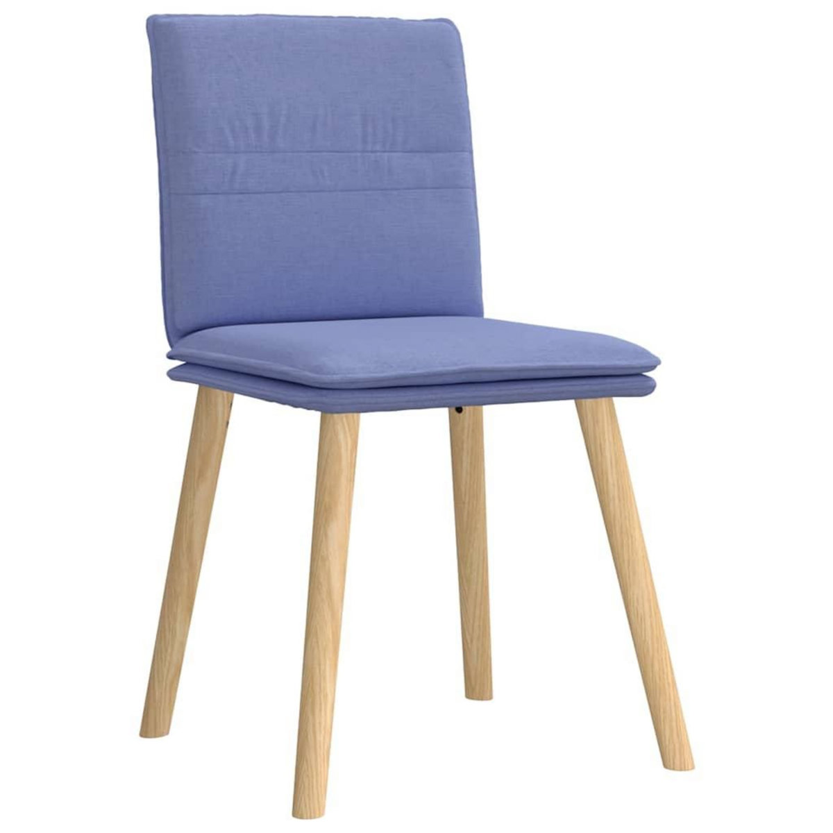 VIDAXL Chaises a manger lot de 6 bleu jean tissu