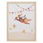 Voir la diapositive 2 : Atmosphera Kids Lot de 3 Cadres Déco Enfant  Cirque  40cm Beige