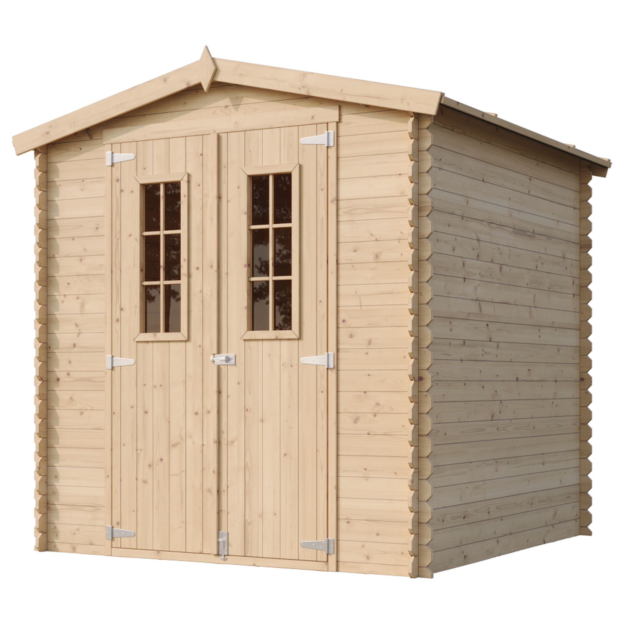 Voir la diapositive 3 : TIMBELA Abri de Jardin en Bois 3.53 m², Cabanon Jardin Exterieur à Outils et Velo M343C