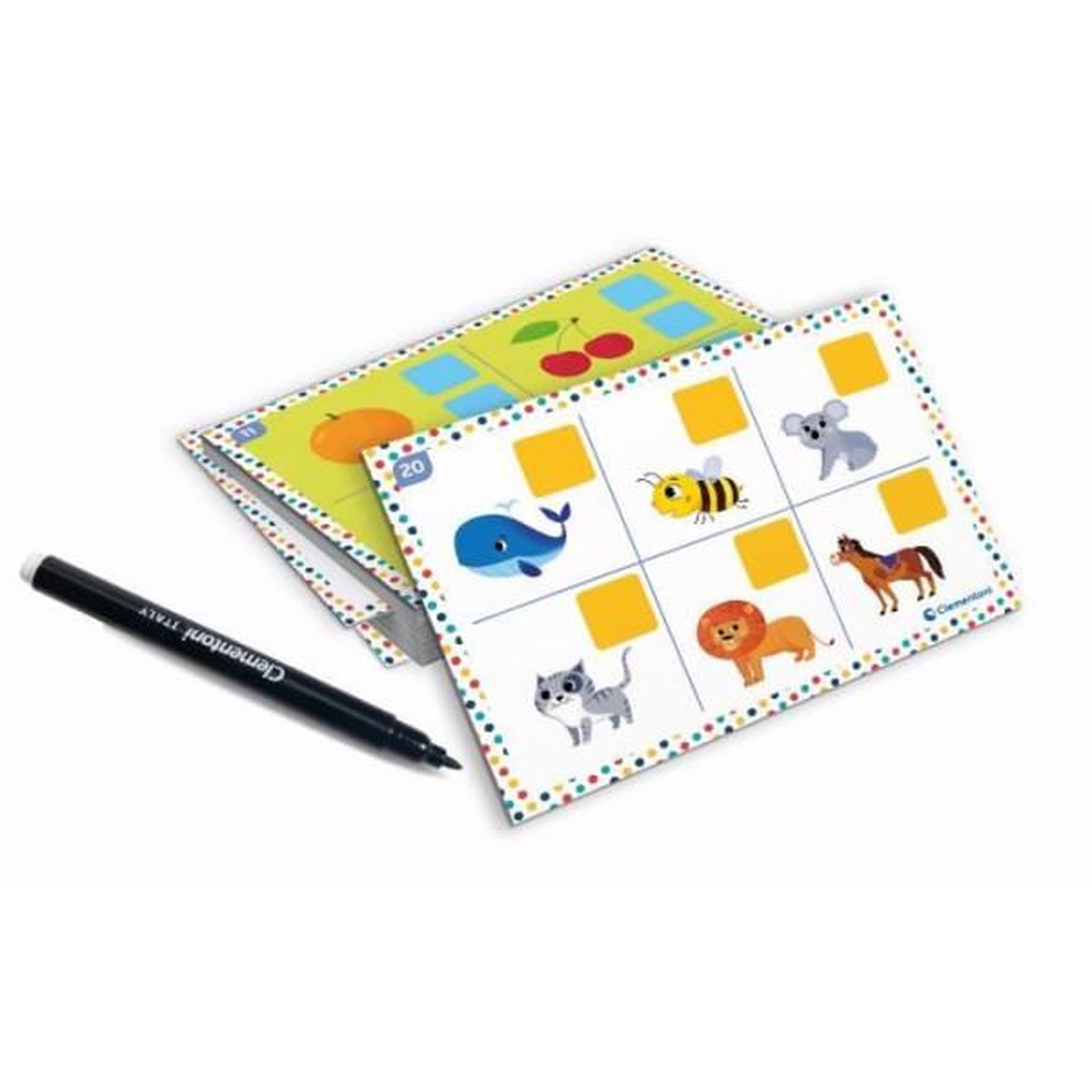 Voir la diapositive 3 : CLEMENTONI Mallette lettres & animaux magnétiques - clementoni - des 3 ans - multicolore - intérieur