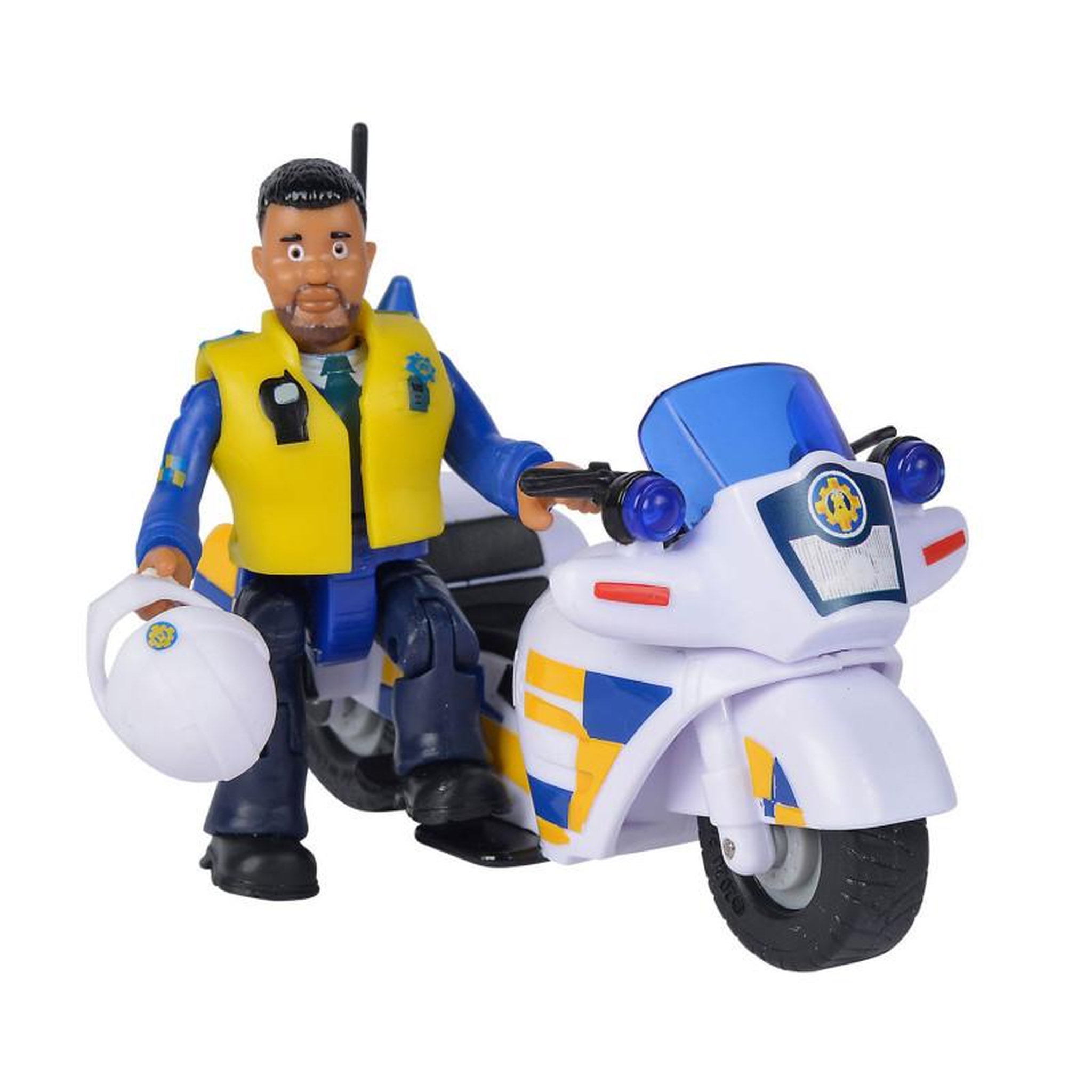 Voir la diapositive 4 : SIMBA SIMBA Fireman Sam Police Motorcycle